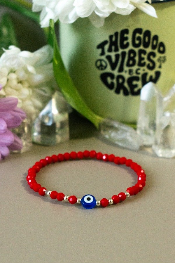 Producto - Pulsera ojo Turco roja