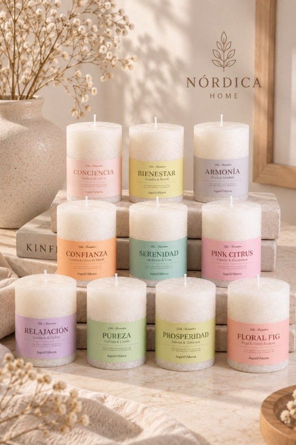 Producto - Velas Aromáticas 10cm