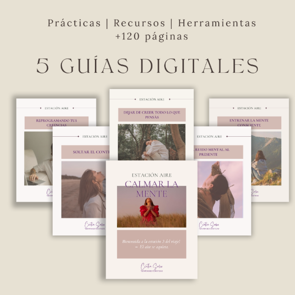 Producto - Volvé a habitar tu mente en paz  - Pack 5 Guías Digitales Esenciales