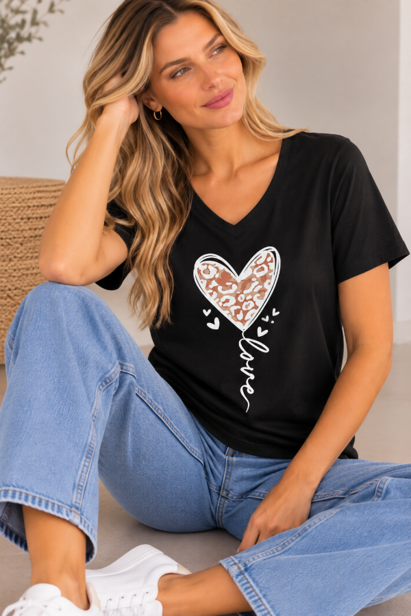 Producto - Remera de Mujer Print Globo de Algodón Estampada - KRONE - 2
