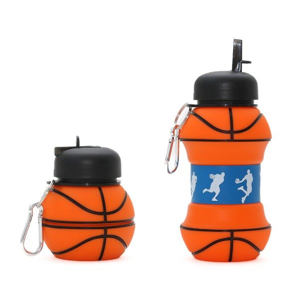 Producto - BOTELLA DE AGUA PLEGABLE DE SILICONA BASQUET