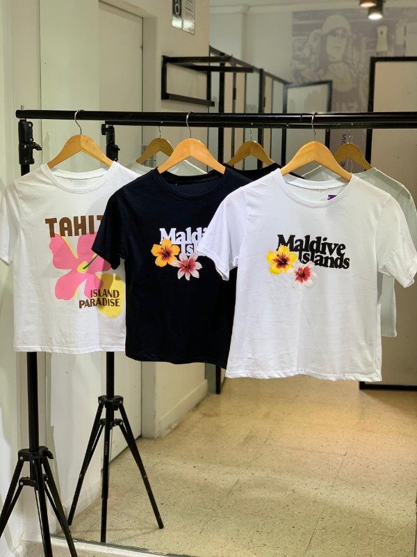 Producto - Remeras de algodón estampadas
