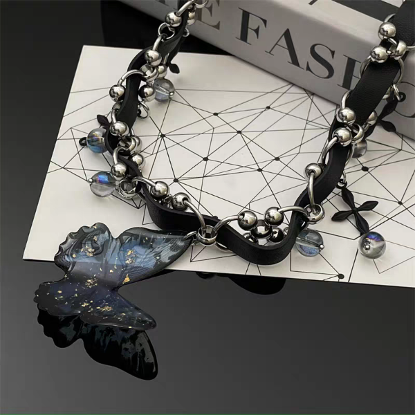 Producto - Choker Collar Mariposa Azul - 4