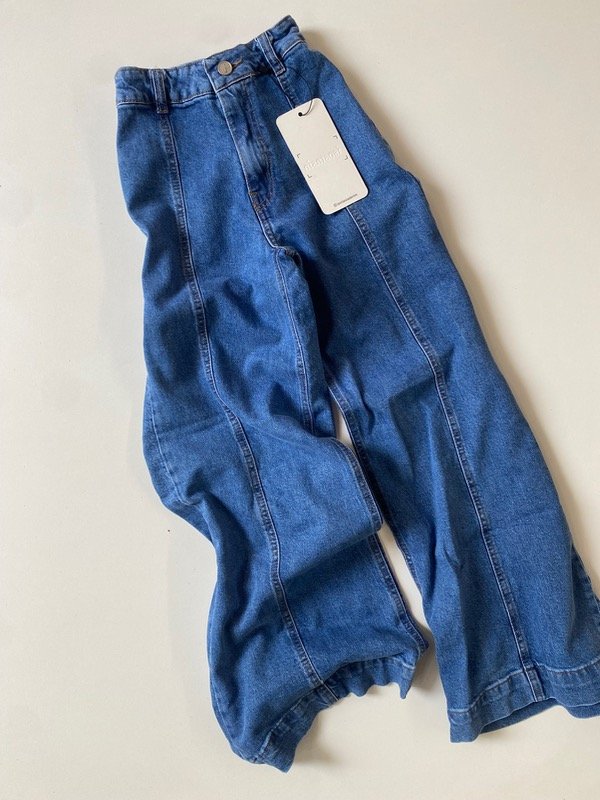 Producto - Jean culotte elastizado blue