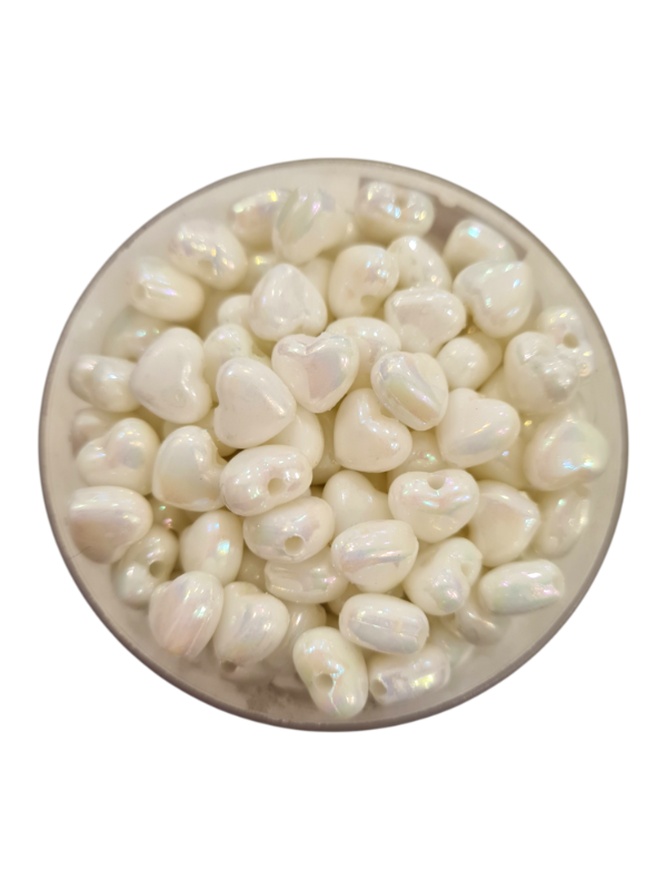 Producto - CUENTAS CORAZONES NACARADAS