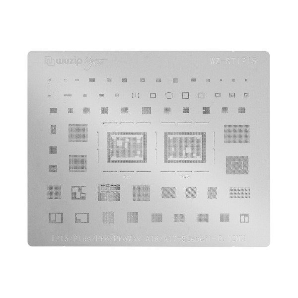Producto - STENCIL WUZIP SILVER IPHONE 15 - Pro - Plus - pro max