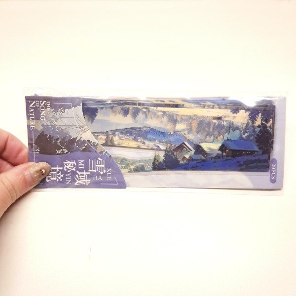 Producto - Set de 20 stickers - The Song of Nature: Snowy Secret