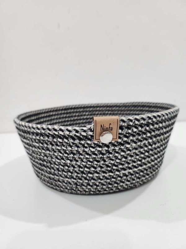 Producto - COMBO individual Plato de sitio OVALADO 30X40 CM X4 y 2 paneras NEGRO/GRIS/CRUDO - 3