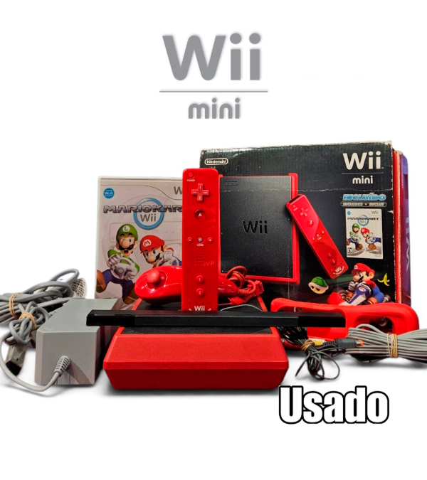 Producto - Consola Wii Mini Con Mario Kart Usada - 0