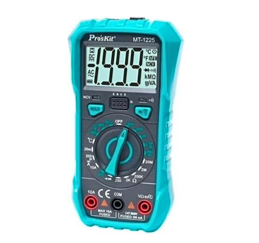 Producto - Tester Proskit Mt-1225 Buzzer Temperatura Ncv Linterna Hold