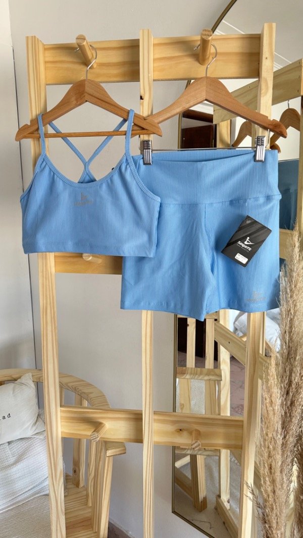 Producto - Short y top Celeste