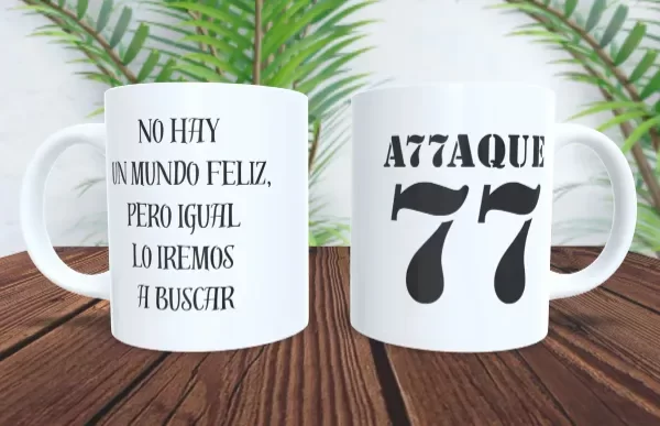 Producto - Taza - attaque 77 frase 2