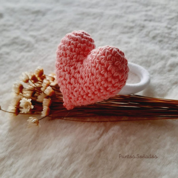Producto - Coleros corazón tejido al crochet "Amore" c/u GRANDE