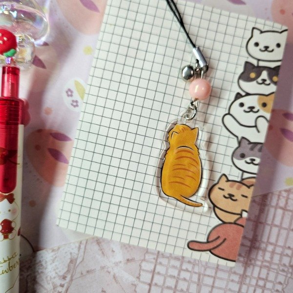Producto - Charm Gato Naranja.