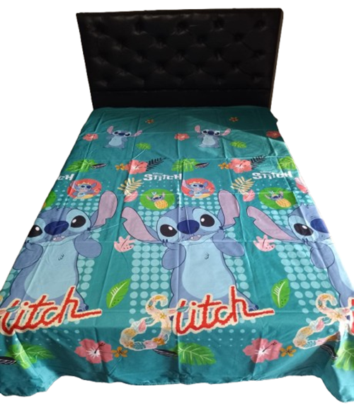 Producto - Juego de Sábanas Twin Infantil "Stitch" + Bolsito