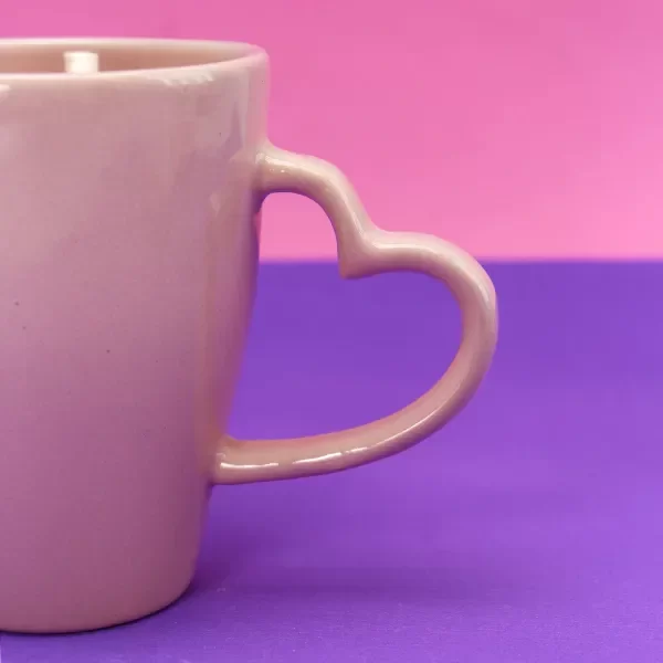 Producto - Taza ceramica asa corazón - 2