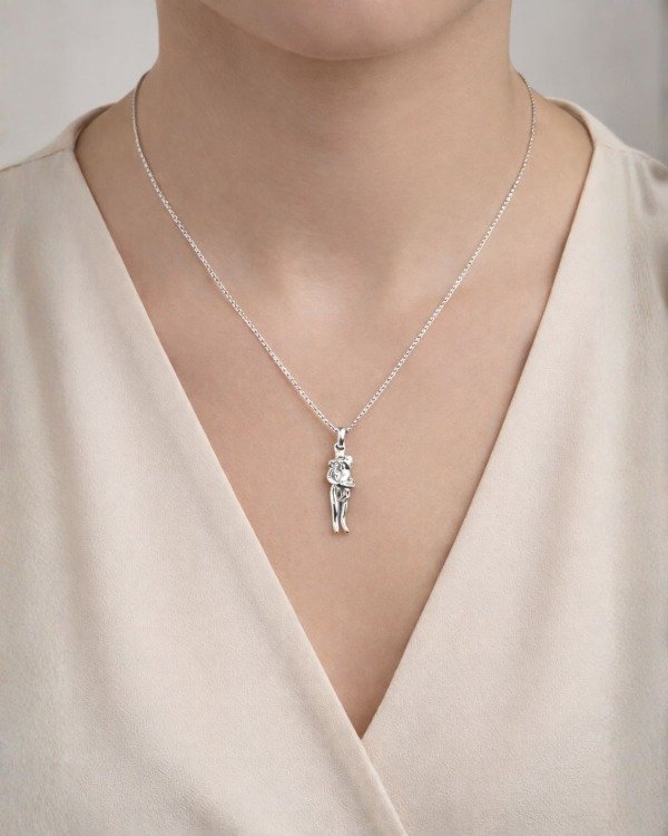 Producto - Collar, Abrazo Eterno Maternidad de Plata - 1