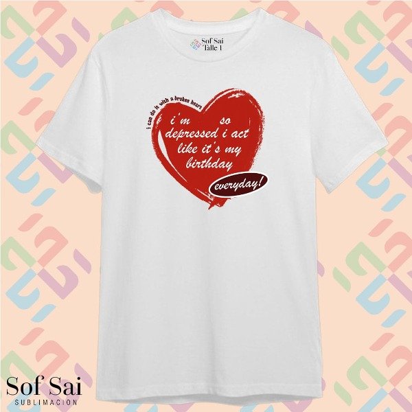 Remera broken heart