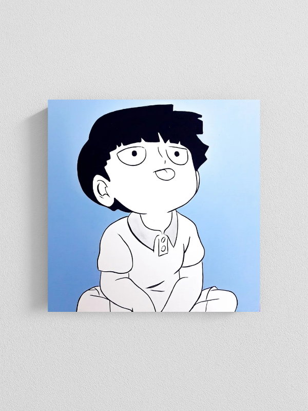 Producto - Cuadro Mob chiquito -Mob psycho 100-