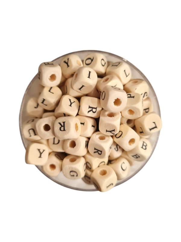 Producto - CUENTAS DE MADERA 8x8MM