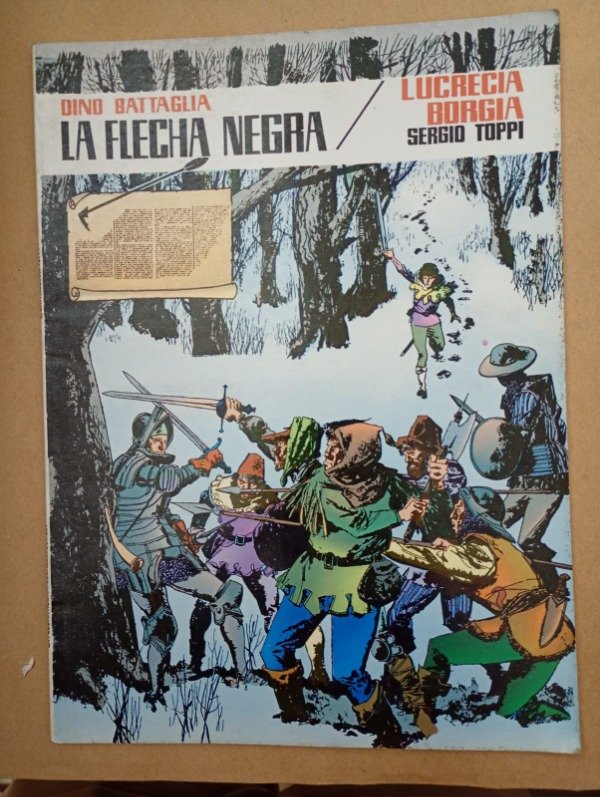 Producto - La flecha negra / Lucrecia Borgia - Battaglia Toppi Pratt - Valenciana 1983
