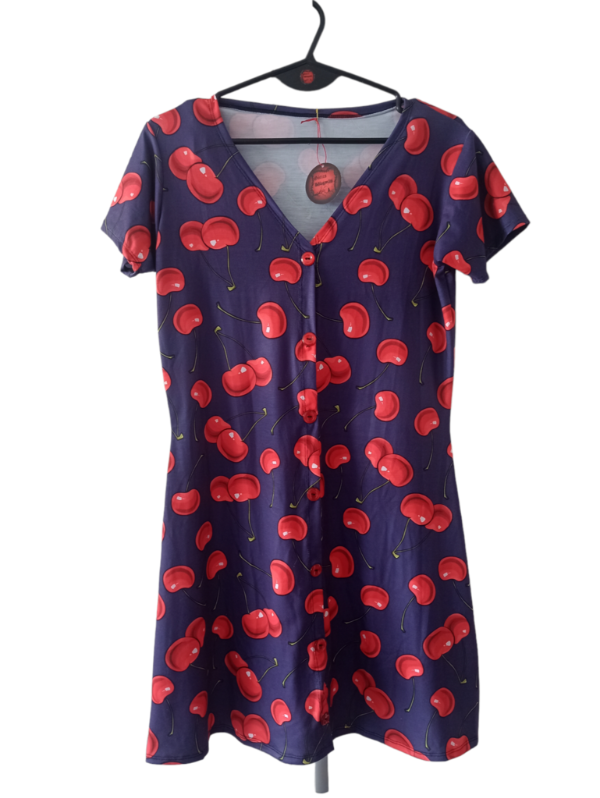 Producto - Vestido cherry violeta - talle L