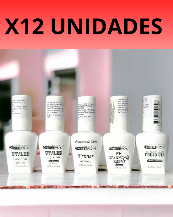 Producto - Esmalte Semipermanente CHERIMOYA x 12 unidades