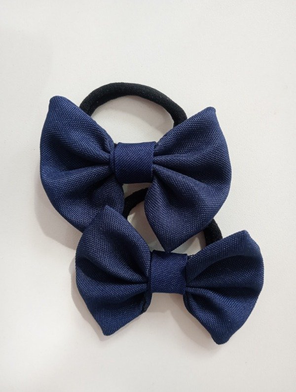 Producto - Par moños Azul Marino