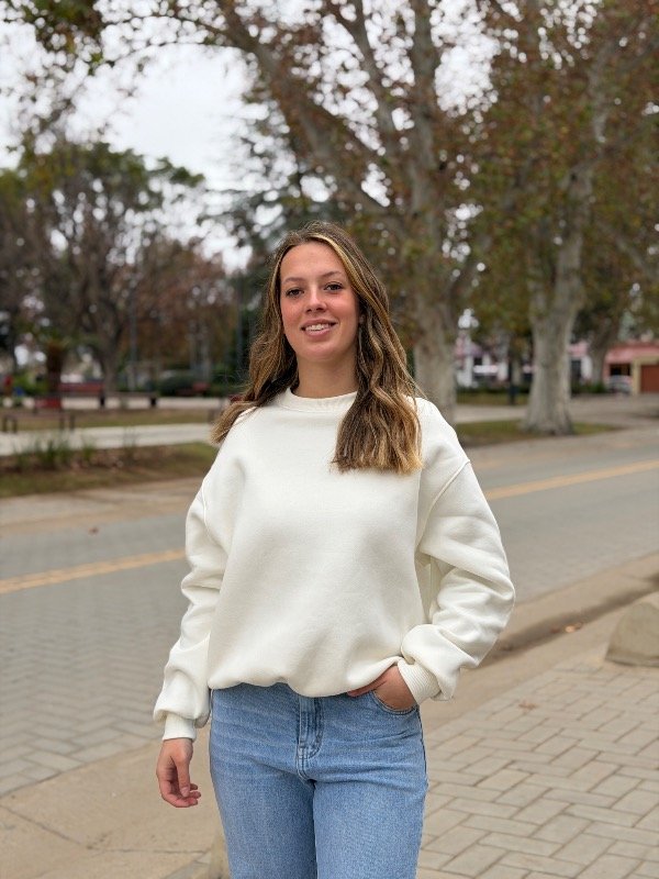 Producto - buzo ámeli blanco