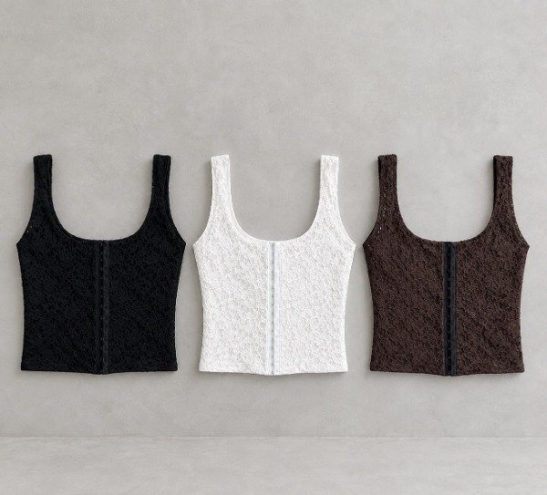 Producto - MUSCULOSA CORSET ENCAJE