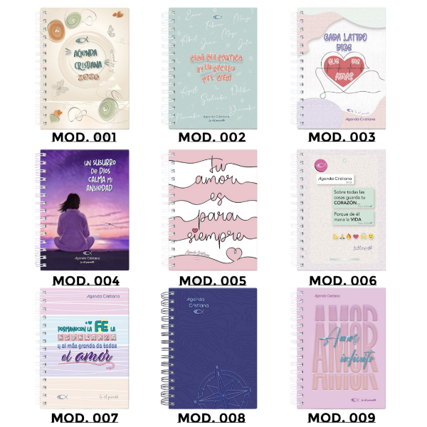 Producto - PROMO Agenda Pescadito Anillada Varios Diseños 2026 (X1 UNIDADES)