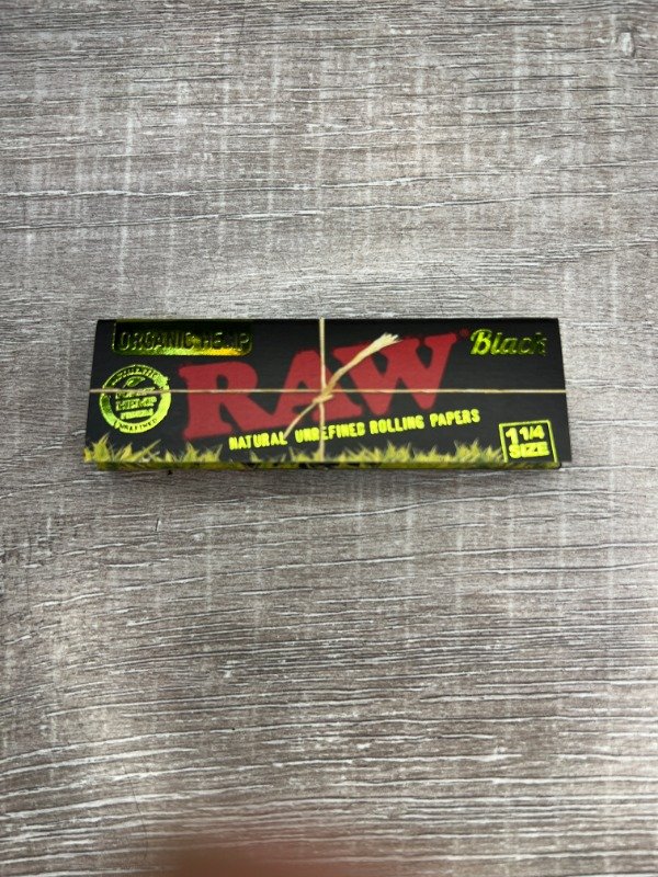 Producto - Papel Armar Raw 78 mm Black Organic Hemp - 0