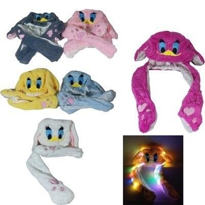 Producto - GORRO PELUCHE LEVANTA OREJAS CON LUCES - 0