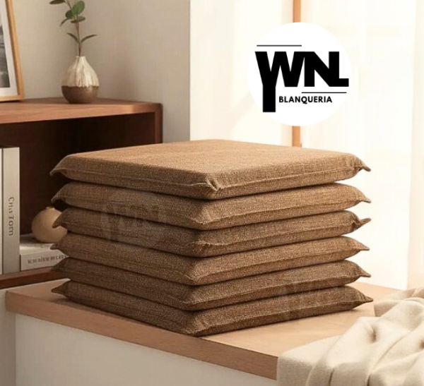 Producto - ALMOHADON PARA SILLA DE CHENILLE X6 UNIDADES