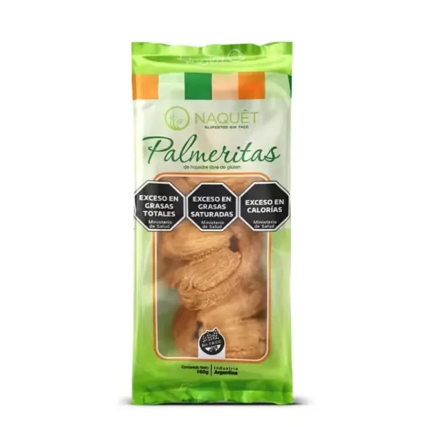 Producto - Palmeritas de hojaldre - NAQUET