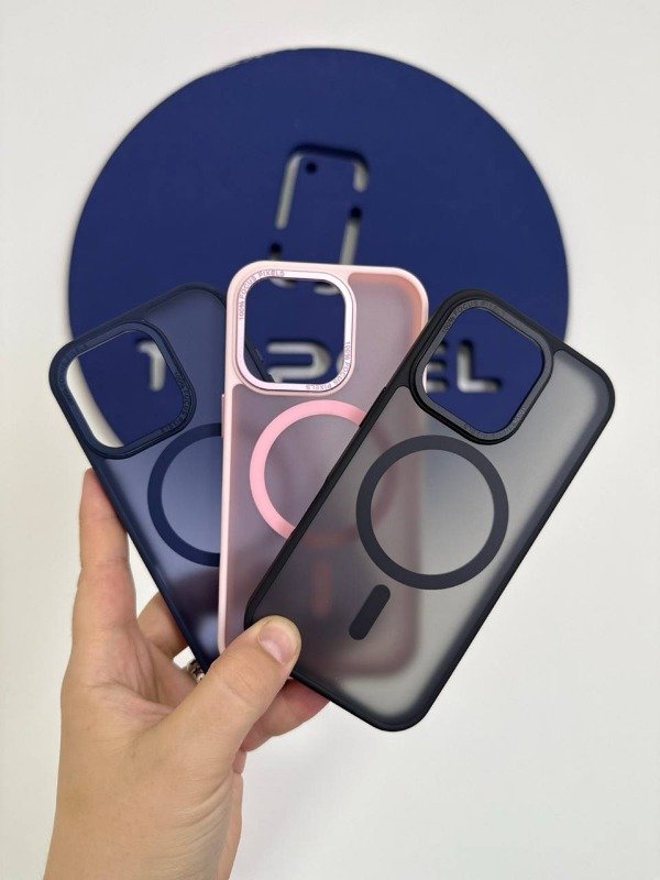 Producto - FUNDA CROMADA ESMERILADA MAGSAFE IPHONE 16 PRO MAX