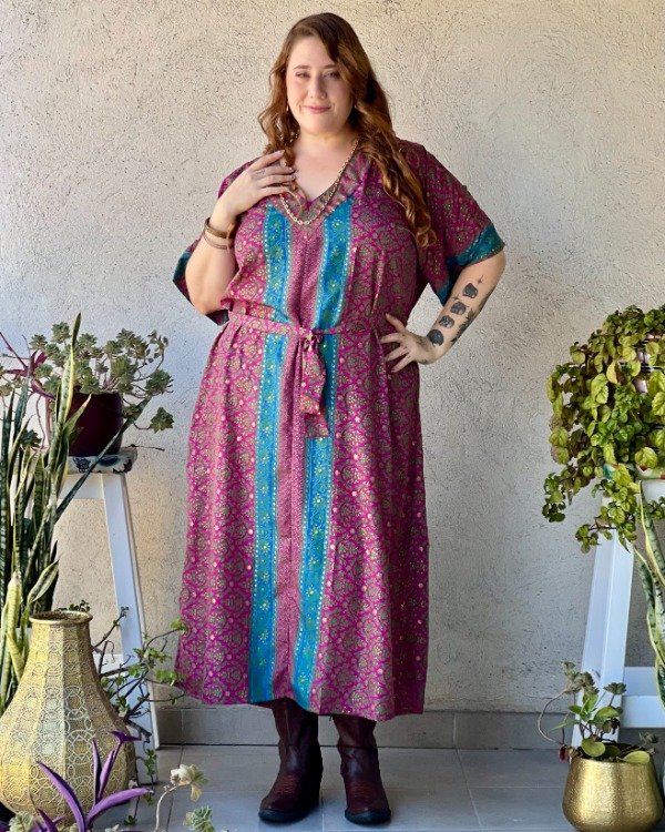 Producto - Túnica Goa Magenta L a 3XL