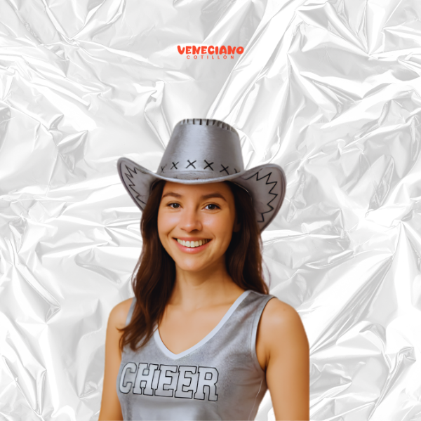 Producto - Sombrero vaquero PLATEADO