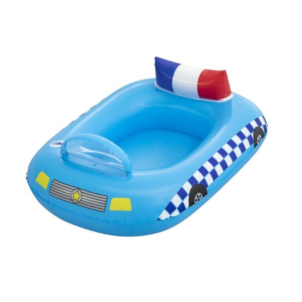 Producto - FLOTADOR BOTE AUTO POLICIA BESTWAY - 34153 - CON SONIDO