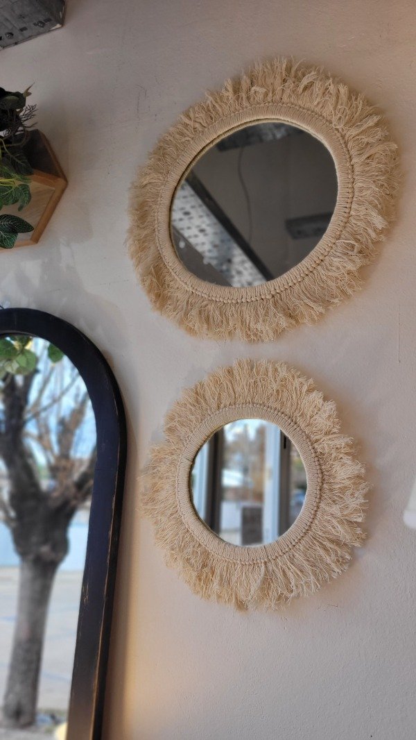 Producto - Espejo Macramé chico