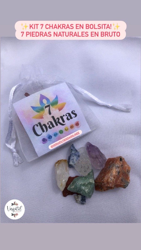 Producto - Kit 7 Chakras bolsita (en bruto)
