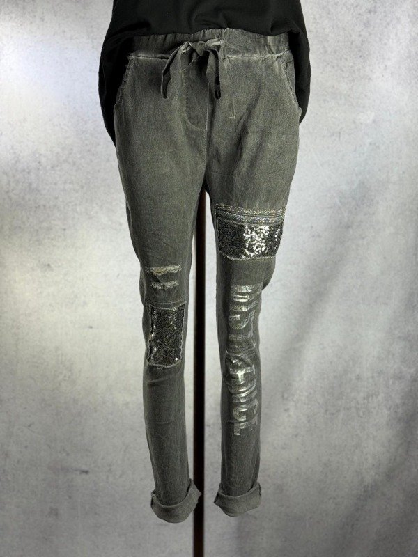 Producto - BABUCHA ITALIANA MILAN GRIS