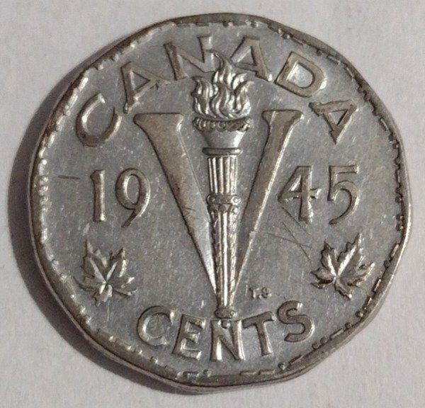 Producto - Canadá 5 centavos 1945 - 0