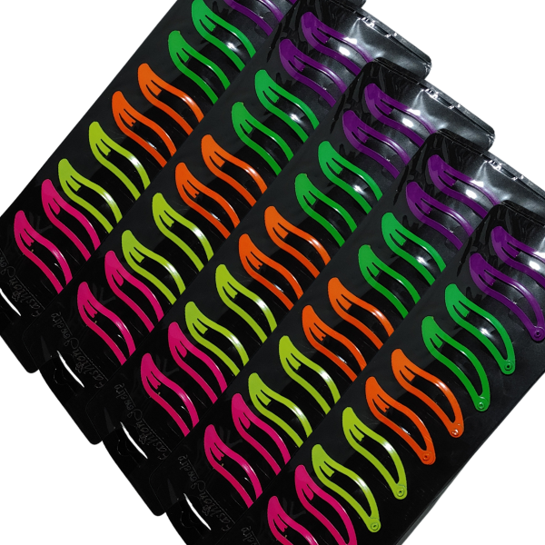 Producto - Hebillas De Pelo Tic Tac Onduladas Coloridas Mujer Pack X 10 - 3