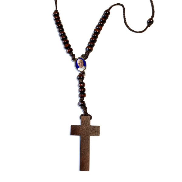 Producto - Rosario Papa León XIV - Madera - 1