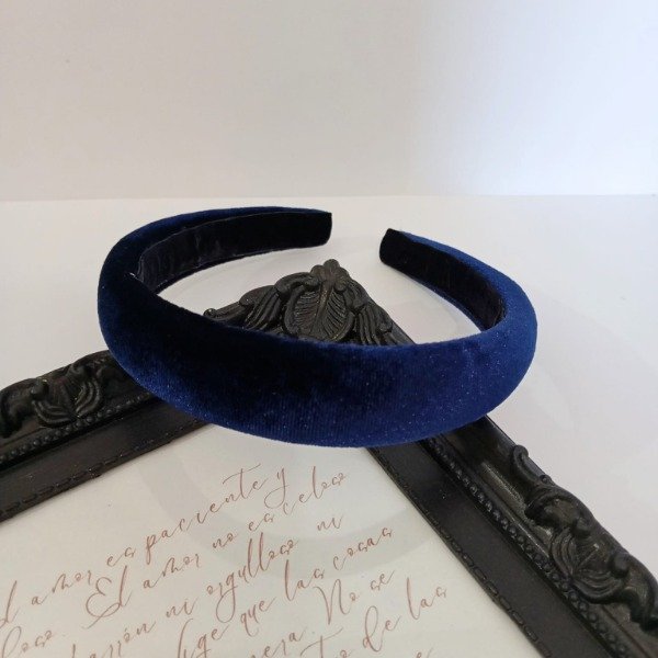 Producto - NUNZIATA Terciopelo Azul