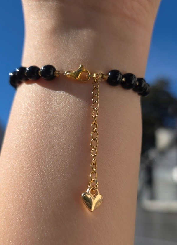 Producto - Pulsera Jaspe Dalmata y Negro - 4