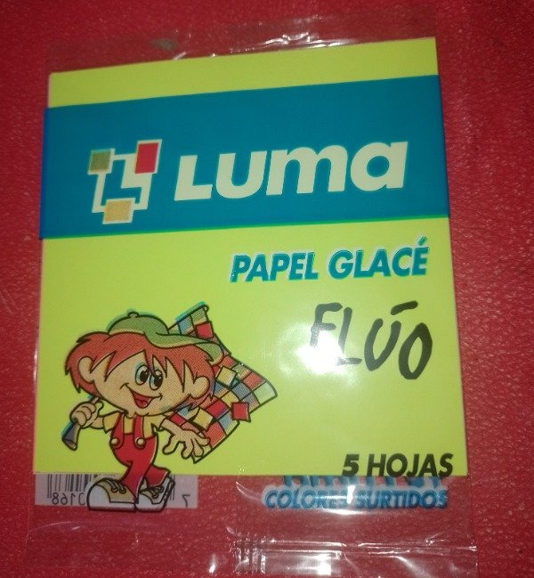 Producto - Papel glace LUMA FLUO