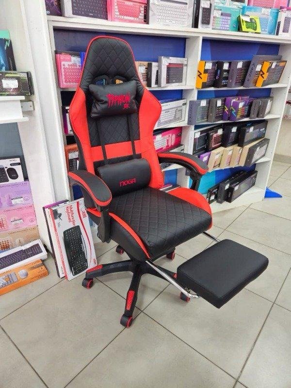 Producto - Silla Gamer Con Apoya Pies Noga TYPHON BK - 2