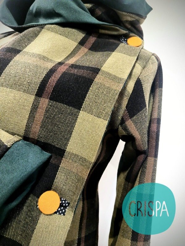 Producto - SACOS PAÑO CAPUCHA DUENDE CUADROS